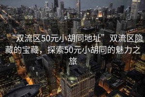 “雙流區50元小胡同地址”雙流區隱藏的寶藏，探索50元小胡同的魅力之旅