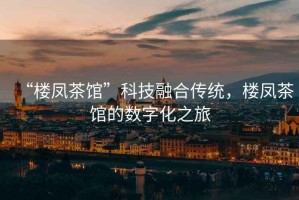 “樓鳳茶館”科技融合傳統，樓鳳茶館的數字化之旅