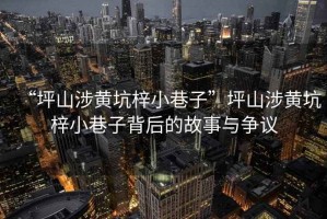 “坪山涉黃坑梓小巷子”坪山涉黃坑梓小巷子背后的故事與爭議