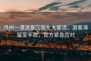 貴州一漂流景區突發(fā)大客流，游客滯留至半夜，官方緊急應對