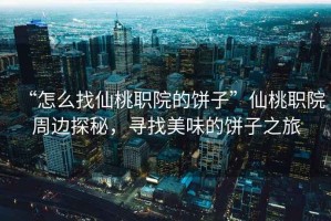 “怎么找仙桃職院的餅子”仙桃職院周邊探秘，尋找美味的餅子之旅
