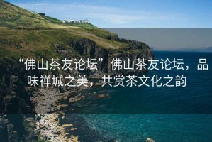 “佛山茶友論壇”佛山茶友論壇，品味禪城之美，共賞茶文化之韻