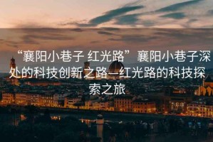 “襄陽(yáng)小巷子 紅光路”襄陽(yáng)小巷子深處的科技創(chuàng  )新之路—紅光路的科技探索之旅