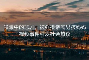 晨曦中的悲劇，被強摟親吻男孩媽媽視頻事件引發(fā)社會(huì )熱議