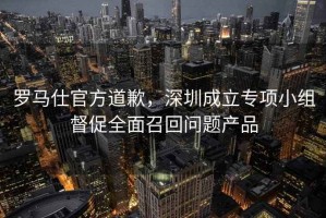 羅馬仕官方道歉，深圳成立專(zhuān)項小組督促全面召回問(wèn)題產(chǎn)品