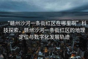 “贛州沙河一條街紅區在哪里啊”科技探索，贛州沙河一條街紅區的地理定位與數字化發(fā)展軌跡