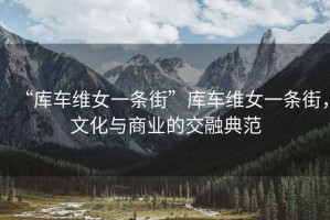 “庫車(chē)維女一條街”庫車(chē)維女一條街，文化與商業(yè)的交融典范