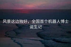 風(fēng)景這邊獨好，全國首個(gè)機器人博士誕生記