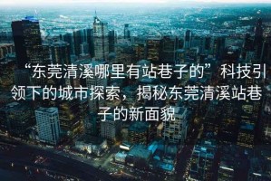 “東莞清溪哪里有站巷子的”科技引領(lǐng)下的城市探索，揭秘東莞清溪站巷子的新面貌