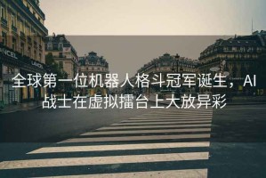 全球第一位機器人格斗冠軍誕生，AI戰士在虛擬擂臺上大放異彩