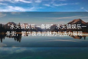 “水頭鎮娛樂(lè )一條街”水頭鎮娛樂(lè )一條街，繁華夜市的魅力與活力展現