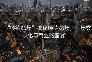“順德95場(chǎng)”揭秘順德95場(chǎng)，一場(chǎng)文化與商業(yè)的盛宴