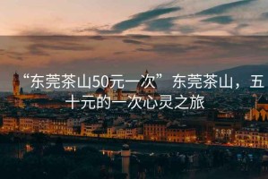 “東莞茶山50元一次”東莞茶山，五十元的一次心靈之旅