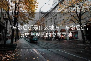 “車(chē)墩后街是什么地方”車(chē)墩后街，歷史與現代的交融之地