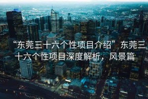“東莞三十六個(gè)性項目介紹”東莞三十六個(gè)性項目深度解析，風(fēng)景篇