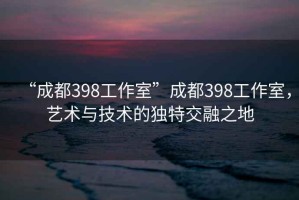 “成都398工作室”成都398工作室，藝術(shù)與技術(shù)的獨特交融之地