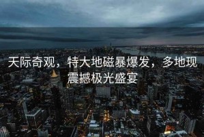天際奇觀(guān)，特大地磁暴爆發(fā)，多地現震撼極光盛宴