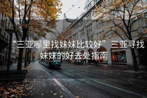 “三亞哪里找妹妹比較好”三亞尋找妹妹的好去處指南