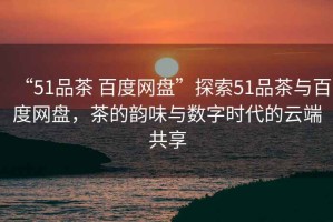 “51品茶 百度網(wǎng)盤(pán)”探索51品茶與百度網(wǎng)盤(pán)，茶的韻味與數字時(shí)代的云端共享
