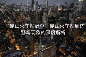 “昆山火車(chē)站野雞”昆山火車(chē)站周邊野雞現象的深度解析