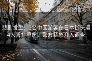 悲劇發(fā)生！2名中國游客在日本街頭遭4人毆打重傷，警方緊急介入調查