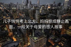兒子悄悄考上北大，媽媽驚成靜止畫(huà)面，一段關(guān)于母愛(ài)的感人故事