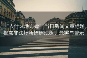 “去什么地方嫖”當日新聞文章標題，揭露非法場(chǎng)所嫖娼現象，危害與警示