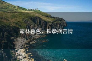 霜林暮色，鐵拳摘杏情