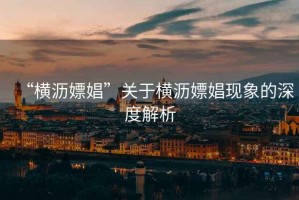 “橫瀝嫖娼”關(guān)于橫瀝嫖娼現象的深度解析