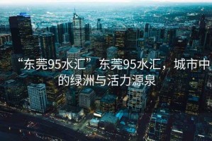 “東莞95水匯”東莞95水匯，城市中的綠洲與活力源泉