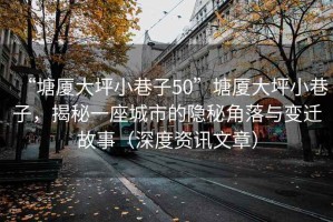 “塘廈大坪小巷子50”塘廈大坪小巷子，揭秘一座城市的隱秘角落與變遷故事（深度資訊文章）