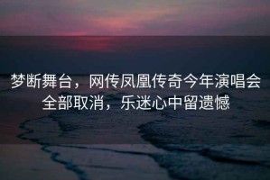 夢(mèng)斷舞臺，網(wǎng)傳鳳凰傳奇今年演唱會(huì )全部取消，樂(lè )迷心中留遺憾