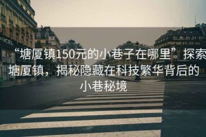 “塘廈鎮150元的小巷子在哪里”探索塘廈鎮，揭秘隱藏在科技繁華背后的小巷秘境