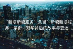 “新塘新塘服務(wù)一條街”新塘新塘服務(wù)一條街，繁華背后的故事與變遷