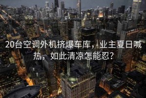 20臺空調外機擠爆車(chē)庫，業(yè)主夏日喊熱，如此清涼怎能忍？