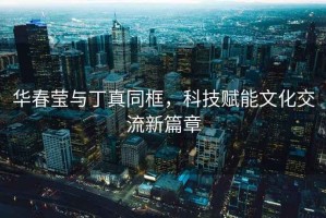 華春瑩與丁真同框，科技賦能文化交流新篇章