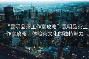 “昆明品茶工作室攻略”昆明品茶工作室攻略，體驗茶文化的獨特魅力