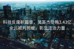 科技反腐新篇章，吳英杰受賄3.43億余元被判死緩，彰顯法治力量