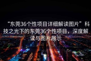 “東莞36個(gè)性項目詳細解讀圖片”科技之光下的東莞36個(gè)性項目，深度解讀與圖片展示