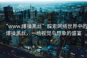 “www.爆操黑絲”探索網(wǎng)絡(luò )世界中的爆操黑絲，一場(chǎng)視覺(jué)與想象的盛宴
