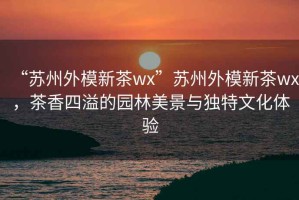 “蘇州外模新茶wx”蘇州外模新茶wx，茶香四溢的園林美景與獨特文化體驗