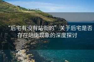 “后宅有沒(méi)有站街的”關(guān)于后宅是否存在站街現象的深度探討