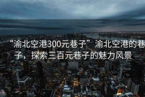 “渝北空港300元巷子”渝北空港的巷子，探索三百元巷子的魅力風(fēng)景