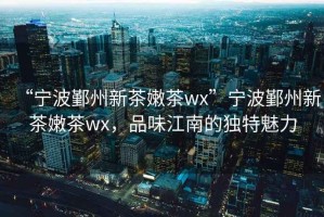 “寧波鄞州新茶嫩茶wx”寧波鄞州新茶嫩茶wx，品味江南的獨特魅力