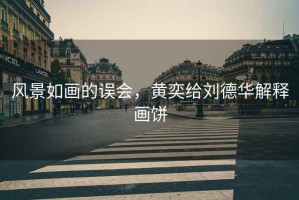 風(fēng)景如畫(huà)的誤會(huì )，黃奕給劉德華解釋畫(huà)餅