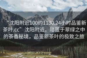 “沈陽(yáng)附近100約1130.24小時(shí)品鑒新茶葉.cc”沈陽(yáng)附近，隱匿于翠綠之中的茶香秘境，品鑒新茶葉的極致之旅