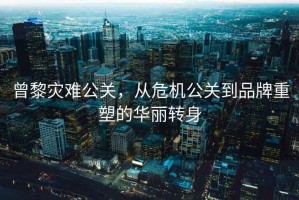 曾黎災難公關(guān)，從危機公關(guān)到品牌重塑的華麗轉身