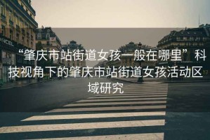“肇慶市站街道女孩一般在哪里”科技視角下的肇慶市站街道女孩活動(dòng)區域研究