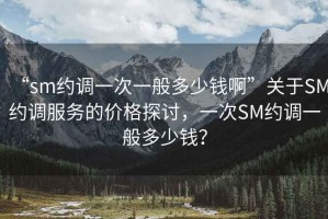 “sm約調一次一般多少錢(qián)啊”關(guān)于SM約調服務(wù)的價(jià)格探討，一次SM約調一般多少錢(qián)？