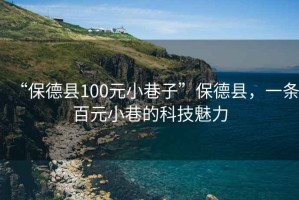 “保德縣100元小巷子”保德縣，一條百元小巷的科技魅力